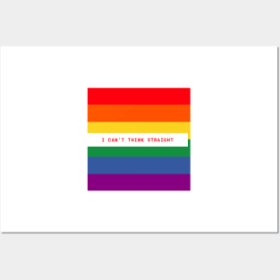 I Can't Think Straight LGBT Love Posters and Art